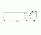 PERFIL GUIA ALUMINIO PCR07 1,5mts AL