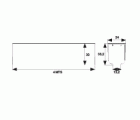 PERFIL GUIA ALUMINIO PCR07 4mts AL