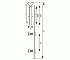 KIT PUERTA CORREDERA RUSTICO SOFT PCR02 2,5mts NE