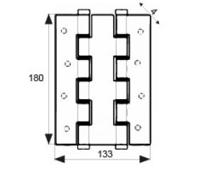BL BISAGRA DOBLE ACCION BS10 NE