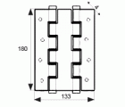 BL BISAGRA DOBLE ACCION BS10 OR