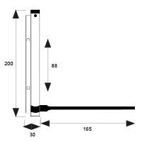 BL MUELLE CIERRAPUERTAS BRAZO MC02 BL