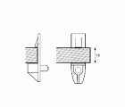 PORTAESTANTE SAFETY LARGO PE07 5mm TR
