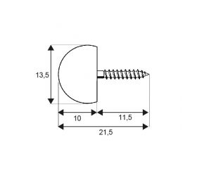 PORTAESTANTE VITRINA PEQ PE05 BL (100)