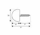 PORTAESTANTE VITRINA GDE PE05 GR (100)*