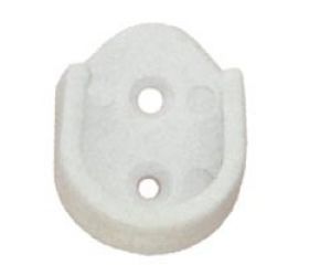 SOPORTE LATERAL OVAL STA15 17mm BL