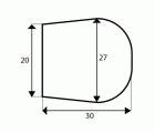 CONTERA RED FLEXIBLE CNT10 20mm TR
