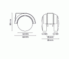 RUEDA ROSCA S/F RUM06 50mm NE/GR