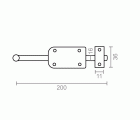 PASADOR LATON PS07 200mm LS