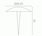 BL CLAVO REDONDO CL01 26x30mm NE