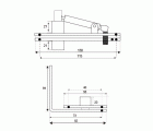 JGO BISAGRA PIVOTANTE C/R BS09 100kgs IN*