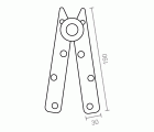 COMPAS ESCALERA BCP11 190x30mm ZN