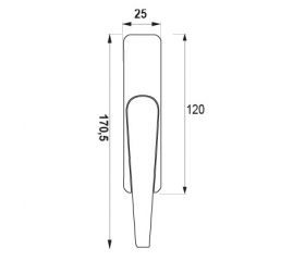 CREMONA 2 PATILLAS 6816 ALUM BL
