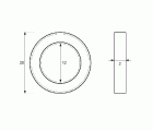 OVALILLO OV02 20x12x2mm LT