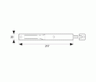 PASADOR EUROPEO 6837 217x20mm NE