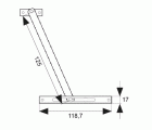 BISAGRA COMPAS DESMONTABLE 6839 ALUM NE