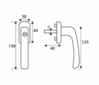 MANILLA MULTIPUNTO 6806 ALUM BL (LL/I)