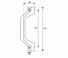 ASA RECTA S/PLACA 6804 ALUM NE