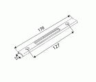 CERRADERO EUROPEO 6851 170x22mm NE