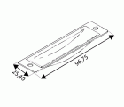 ASA CORREDERA 6862 ALUM PL