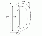 ASA CIERRE OVAL 6849 ALUM PL