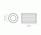JUNTA MOSQUITERA CORREDERA MQ03 6,5mm NE (6mts)