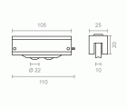 RODAMIENTO REGULABLE ALUPROM 18 R/T RD45 ZN
