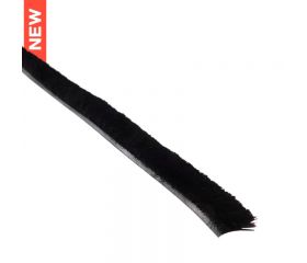 BURLETE MOSQUITERA MQ05 4,8x8mm NE (12mts)