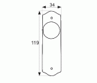 TIRADOR ARMARIO S/B 686 LE*