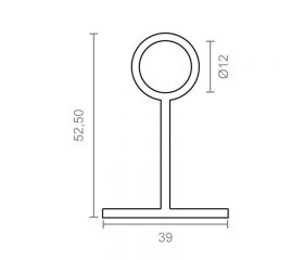 SOPORTE CENTRAL STA02 12mm NI