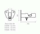 SOPORTE TECHO Nº2 STA17 12mm ZN