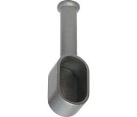 SOPORTE CERRADO TECHO OVAL STA12 30x15mm AL