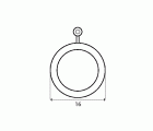 ANILLA TUBO CT03 16mm CB