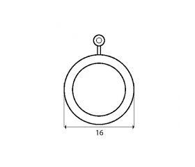 ANILLA TUBO CT03 16mm BL