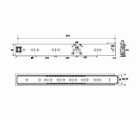 JGO GUIA TELESCOPICA GC06 53x800mm ZN