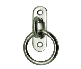 PLACA AMARRE OVAL C/ANILLA AP11 45x17mm AISI316