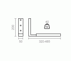 SOPORTE MICROONDAS MCR02 40kgs NE