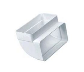 CODO 90º VERTICAL VN10 110x55mm BL