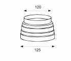 ARO REDUCTOR VN03 125-120mm BL