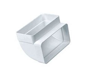CODO 90º VERTICAL VN10 170x90mm BL