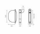 RECOGEDOR EMBUTIR PR01 14mm GR