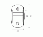 GUIA CINTA PERSIANA PLASTICO PR10 BL