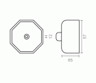 CONTERA METALICA PR20 57mm ZN