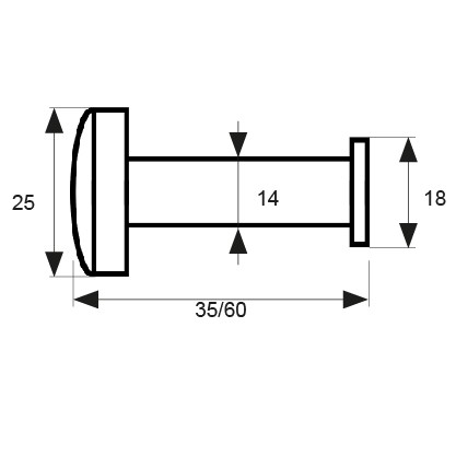BL MIRILLA MR01 35/60mm+EMBELLECEDOR MR03 NS