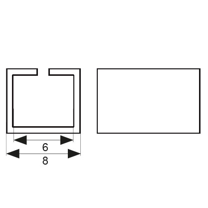 BL REDUCTOR CUADRADILLO CDD07 8-6mm ZN