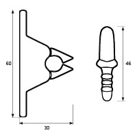 BL RETENEDOR PUERTA SUELO RT04 LTD