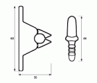 BL RETENEDOR PUERTA SUELO RT04 CB
