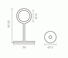 BL SOPORTE LATERAL STA01+CENTRAL STA02 19mm NI