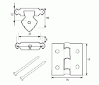 BL BISAGRA BS22+CIERRE ESTUCHE CC11 13x15+25mm LP