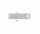 BL ESPIGA MADERA ENS05 6x30mm